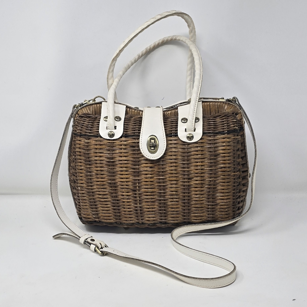 Patricia Nash spring wicker collection‎ lucena crossbody purse bag satchel
